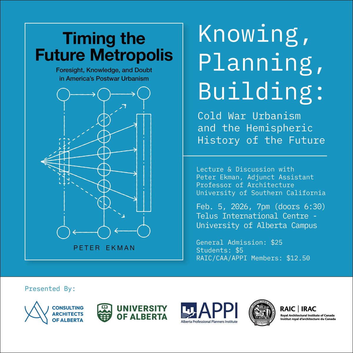 ConsultArchAB's tweet photo. Notice of PD: Knowing, Planning, Building: Cold War Urbanism and the Hemispheric History of the Future - https://t.co/o7TY3AMzD7 #RAIC https://t.co/gjT4xWd0Ni