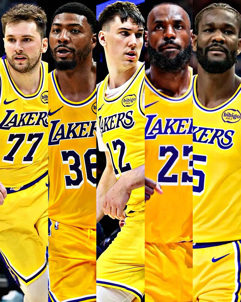 WITNESSKJ's tweet image. The Lakers’ NEW starting lineup (61 MP):

✅ +20.6 NET
✅ 123.7 OFFENSE
✅ 103.1 DEFENSE

MUST remain until Reaves is back.