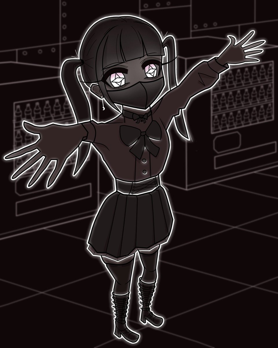 Cynari is a Jirai Kei now...
#ocart #oc #artwork