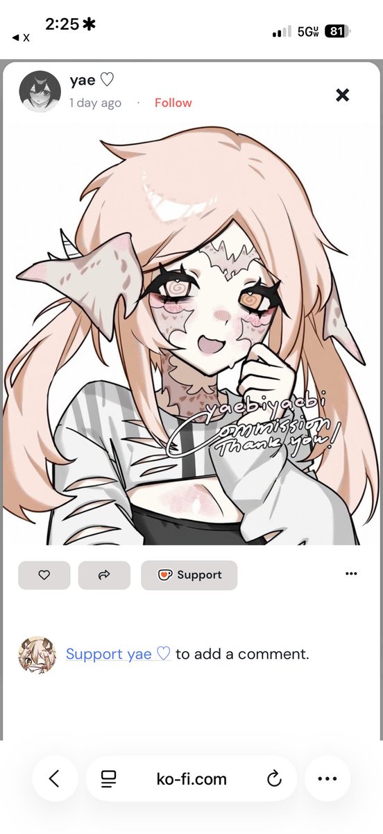 softilyy's tweet image. making it so someone has to pay money to comment on your kofi is crazy