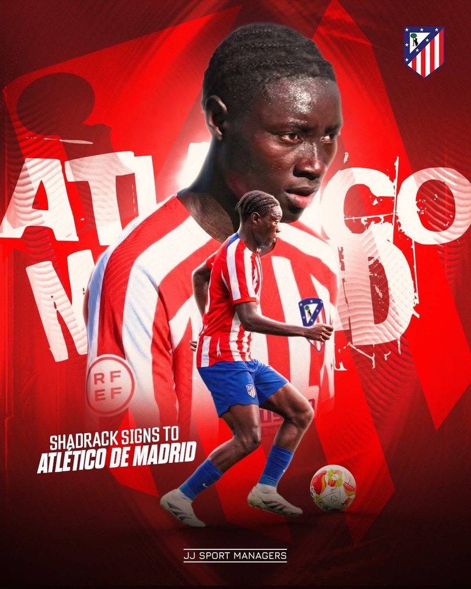 🚨I watched Kotoko play Panthers at Legon Ajax park,&amp; this boy destroyed Kotoko midfield, we went to Kumasi with him 

He played for Kotoko &amp; got selected to U20, Ogum returned to the club and sacked him 

Today he’s signed for Atletico Madrid. 

God controls the world😤