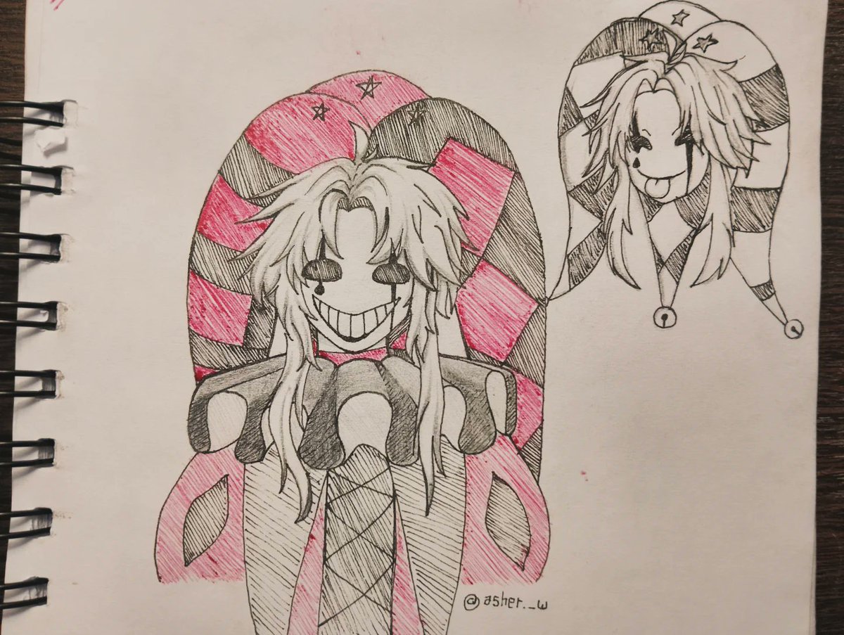 asher_w_'s tweet photo. Doodles of Pierrot
#thefreakcircus #pierrot https://t.co/IOpUk35i4I