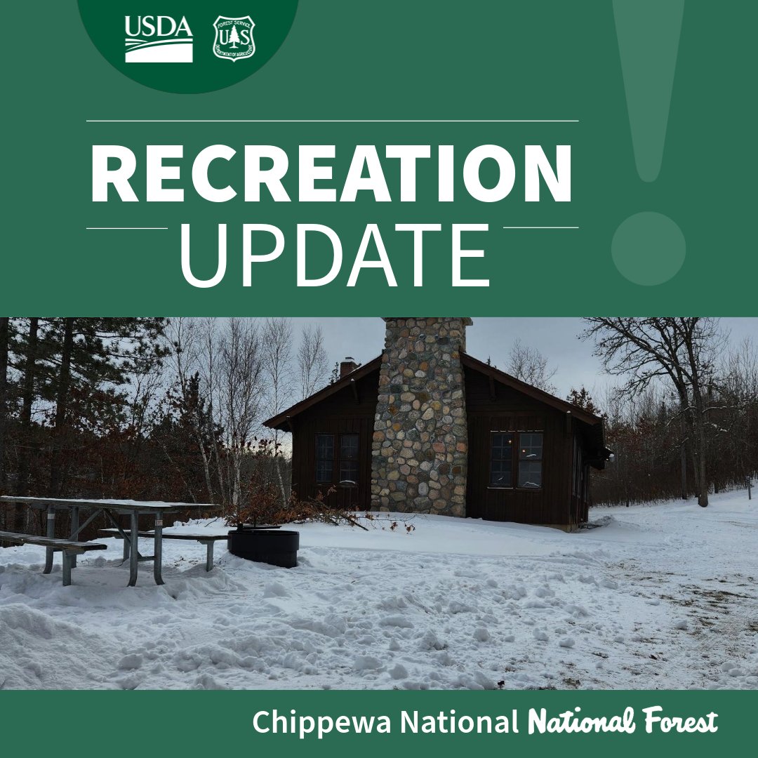 chippnf's tweet photo. The Shingobee Hills Recreation Area Chalet will be OPEN 10-5 this Saturday, January 10.
The chalet will  be closed January 17.

For more information: https://t.co/ac1ccZ4fmo https://t.co/jOTWarvTxy