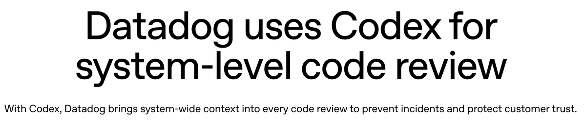 codex datadog banner