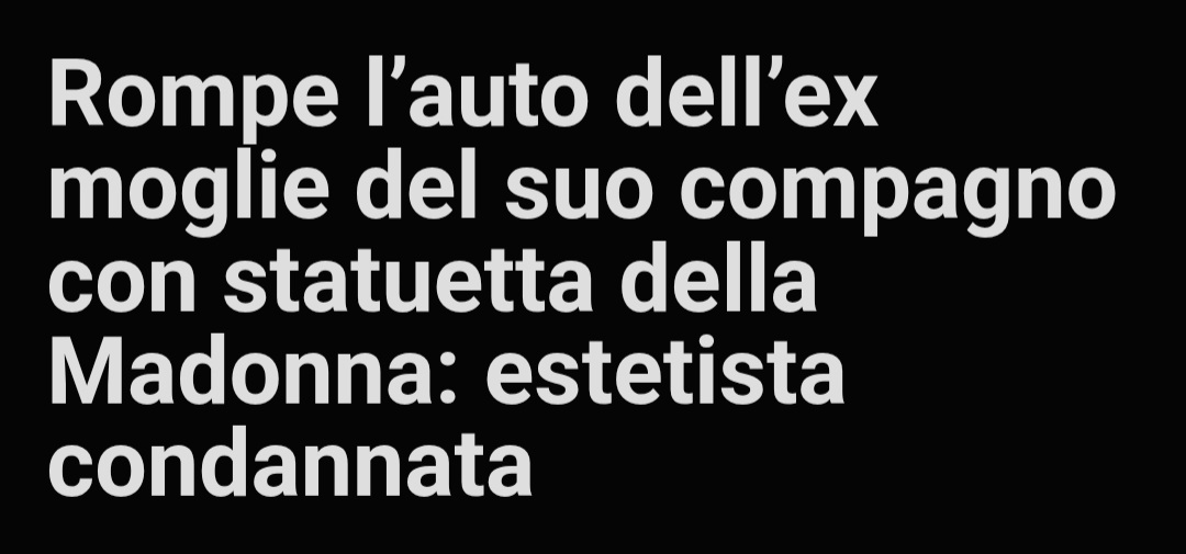 Dio's tweet photo. Quando non hai un sanpietrino a portata di mano, giustamente usi la madonnina. https://t.co/s94r5JPtY8