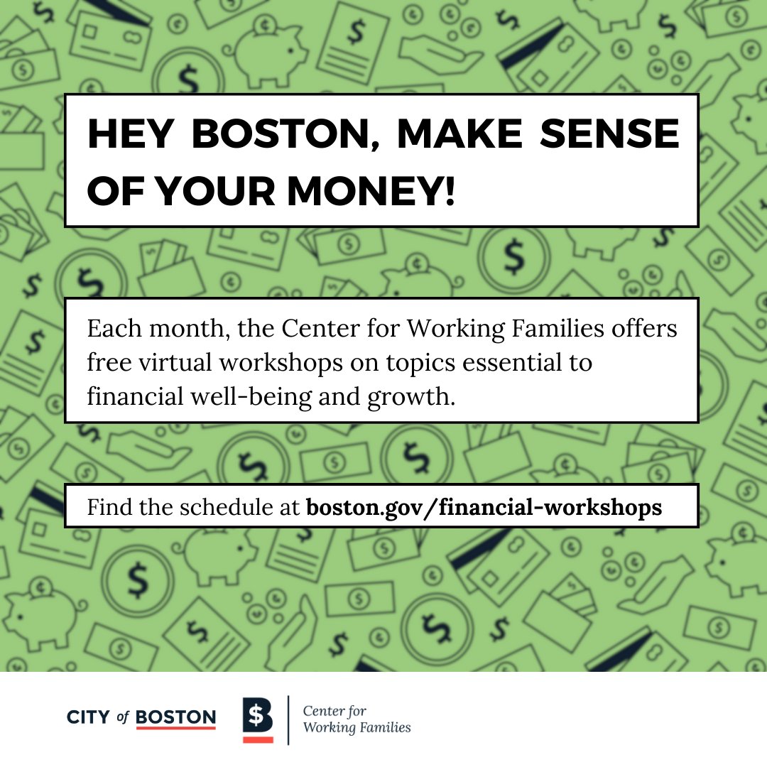 Center for Working Families - City of Boston tweet media