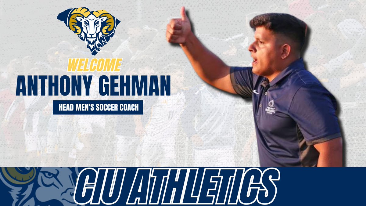 CIURams's tweet image. 📰Gehman announced as third head coach in CIU men’s soccer history - FULL STORY: bit.ly/4qRFv8J