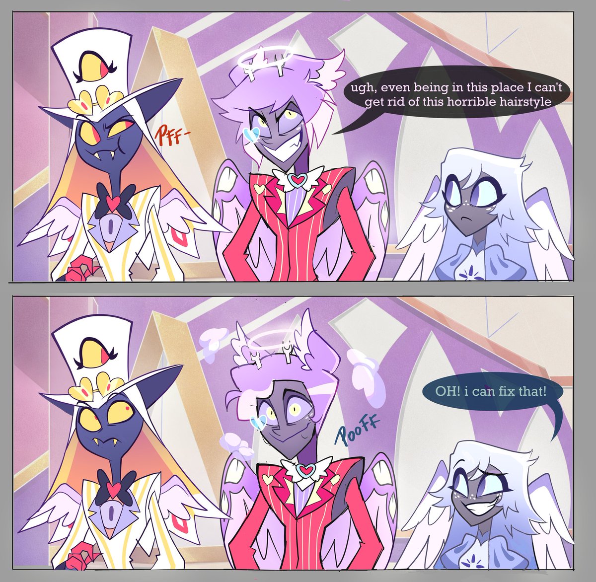 I really liked this AU,  Radio angel ahehehe
#hazbinhotel #Alastor #fanart #angel