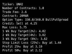 0ptionsEngineer's tweet image. $UNH
20MAR bull put spread 330/340 for 4.25 credit
