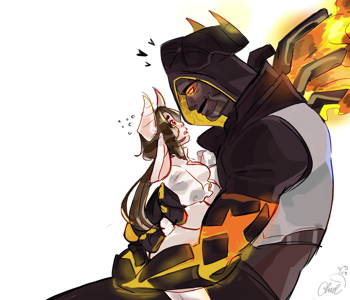 ⚠️Oc x canon 

I just thinking about adding him horns.