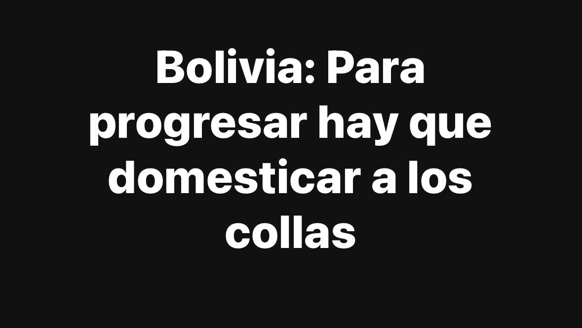 #Bolivia