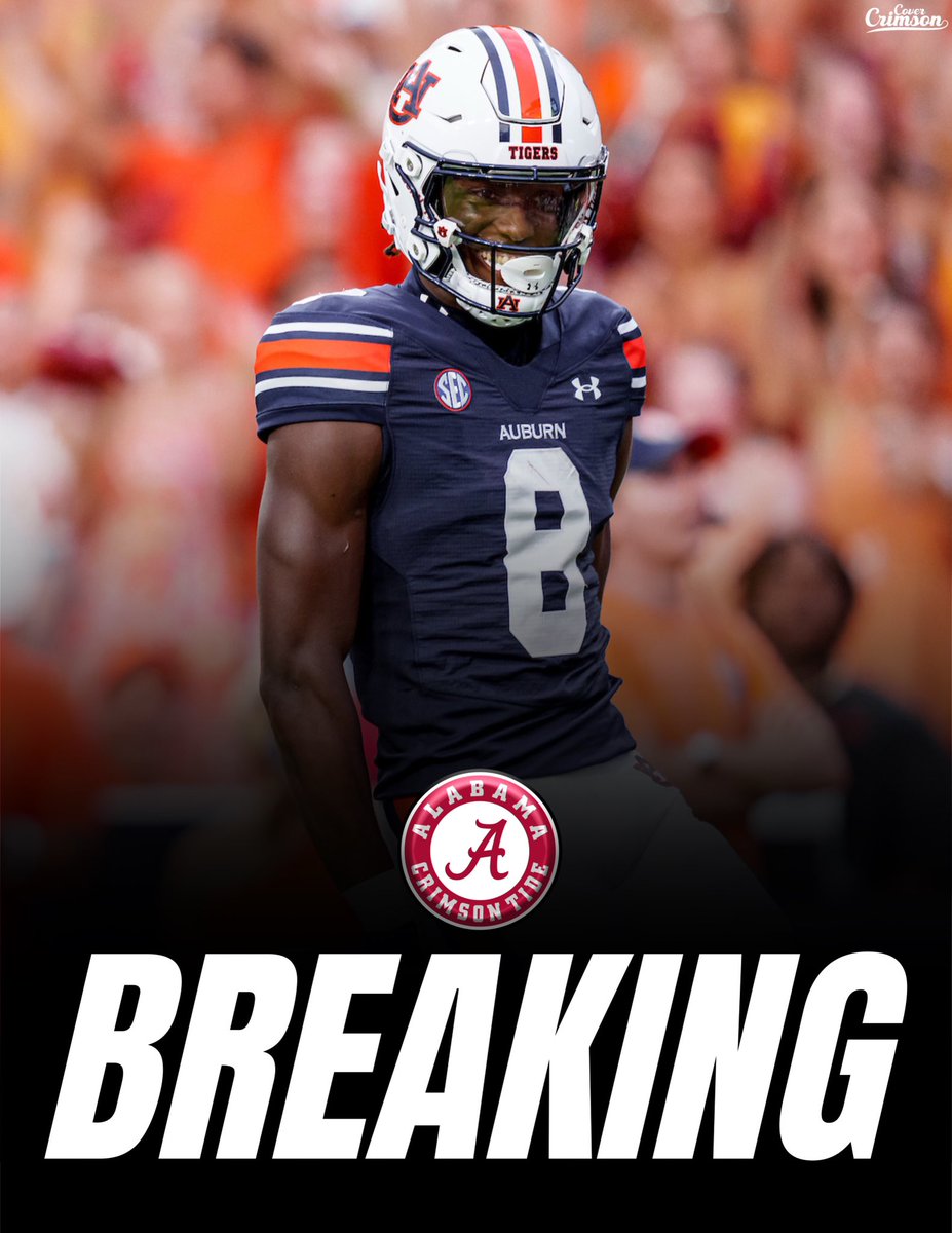 CoverCrimson's tweet image. BREAKING: Auburn transfer WR Cam Coleman has arrived in Tuscaloosa for his visit, @PeteNakos reports. 

His former OC at Auburn, Derrick Nix, has been hired as Alabama’s WR coach.