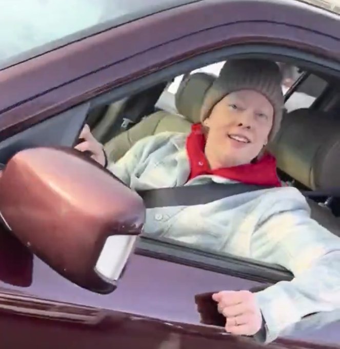 BladeoftheS's tweet image. The last picture of Renee Good from the shooters bodycam before he shot her.

Clearly not driving towards the shooter.