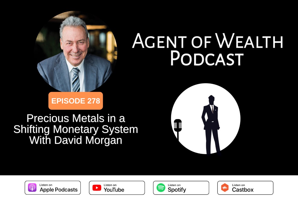 MarcBautis's tweet photo. A new episode of The Agent of Wealth is LIVE!

Gold &amp; silver have served as stores of value for thousands of years, but their role today is widely misunderstood. In this episode, @silverguru22 explains where precious metals fit in a modern financial plan: https://t.co/wwNjCHIm5Z https://t.co/LuoBxTpO8p