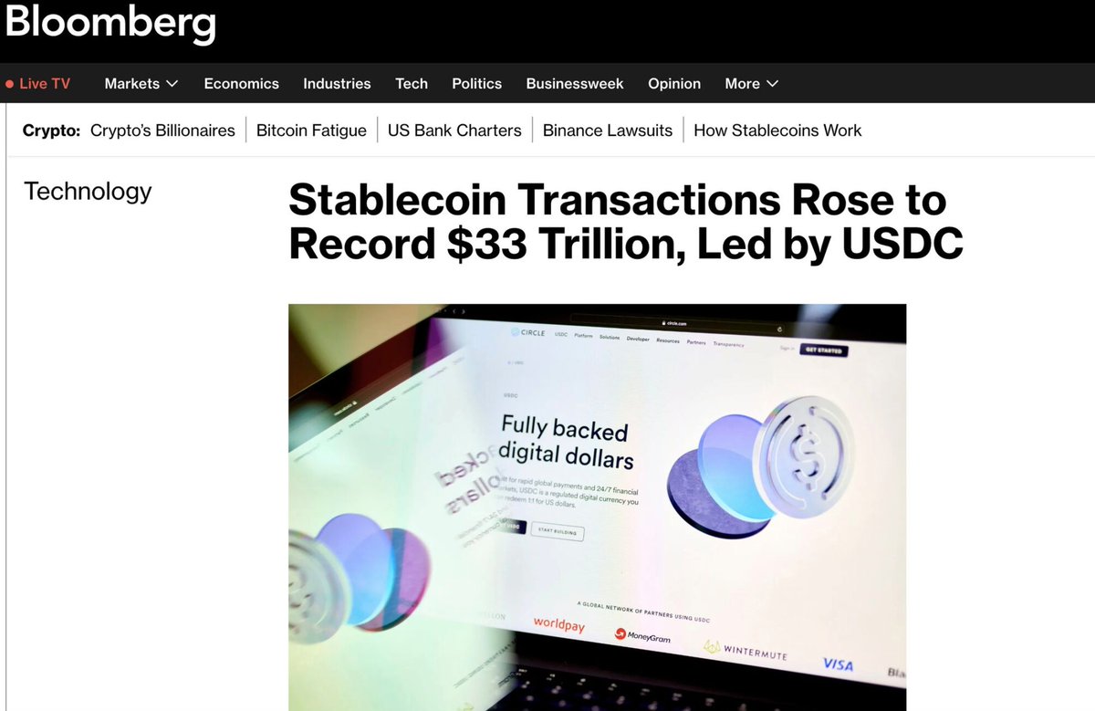 Thanks for featuring me Bloomberg @crypto! While everyone knows stablecoins  hot, they are often misunderstood and most people miss important nuances.  Nobody knows stablecoins and fintech better than @artemis. Hmu if you