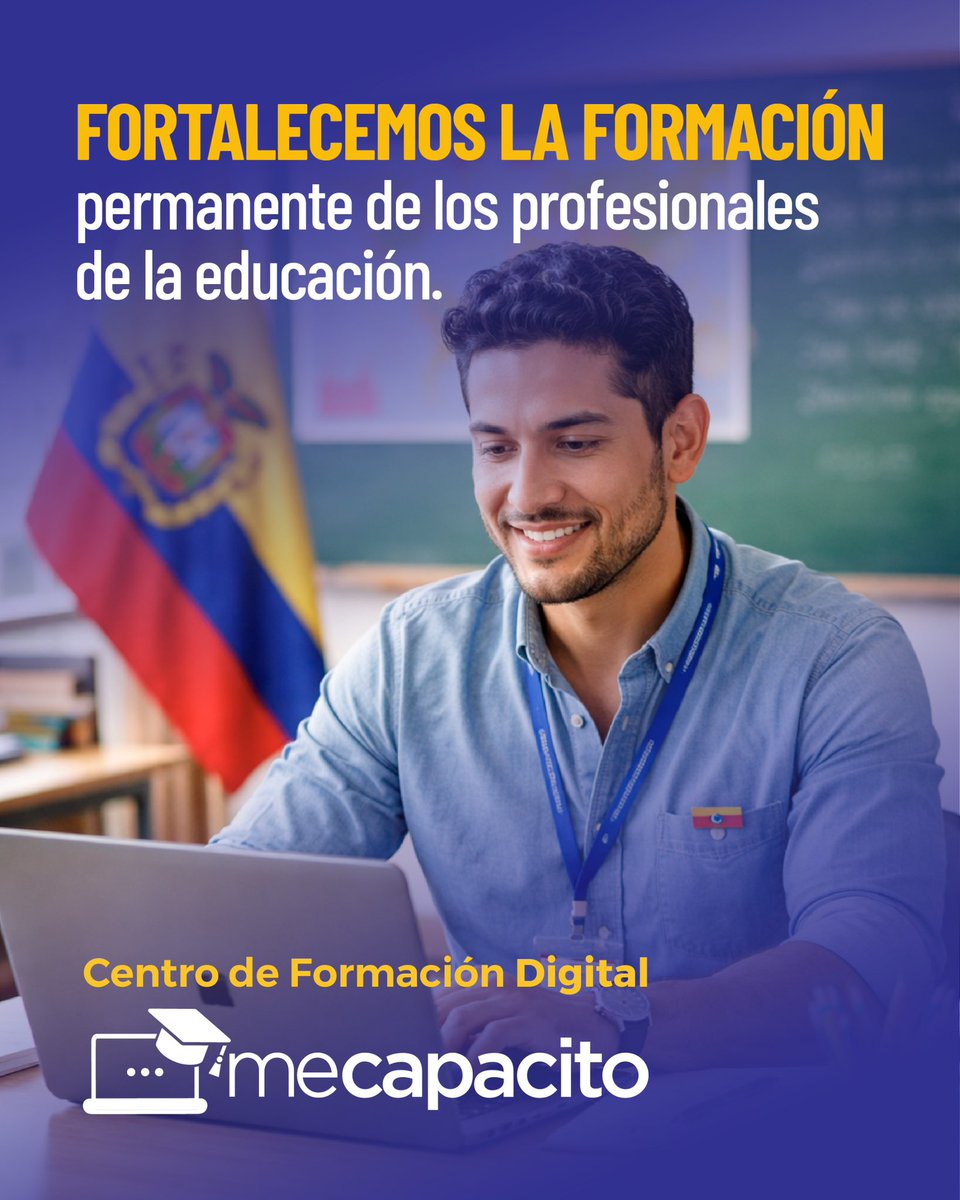 Educacion_Ec's tweet photo. 📢 ¡Buenas noticias! En 2026, desarrollaremos 9 cohortes de formación permanente a través del Centro de Formación Digital #Mecapacito, fortaleciendo las competencias profesionales de los docentes. 👨🏻‍🏫👩🏻‍🏫

✅ La cohorte 1 da inicio al proceso formativo anual.
 🔗 Inscripciones hasta el 18 de enero  ➡️ https://t.co/kpqPOJ66WJ

Recuerda ingresar al banner correspondiente del sostenimiento al que perteneces.

#ElNuevoEcuador