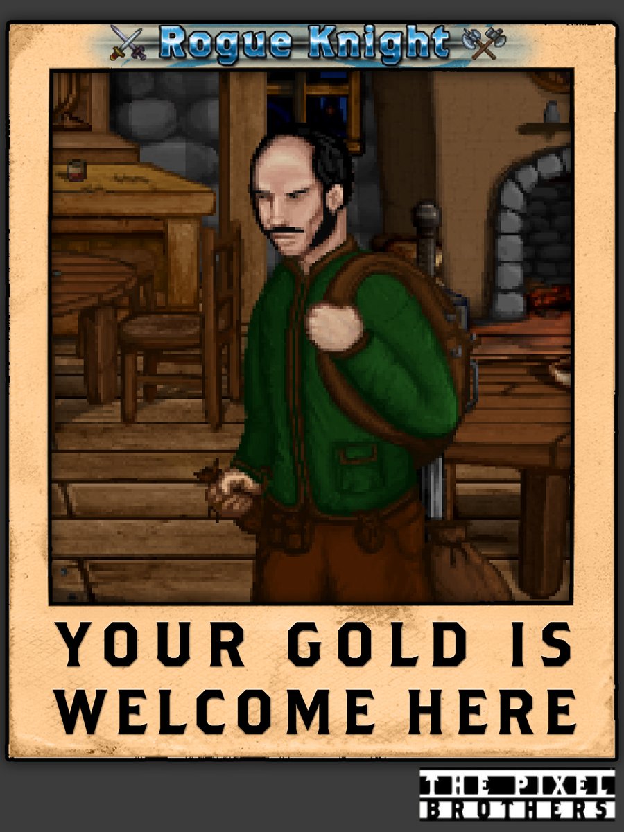 Devlog #137
You want to something? 🤨
Every good tavern has a vendor.
Ours has just arrived!
Take a look! 🧐

#thepixelbrothers #rogueknight #trader #videogames #pixel #pixelart #dungeoncrawler