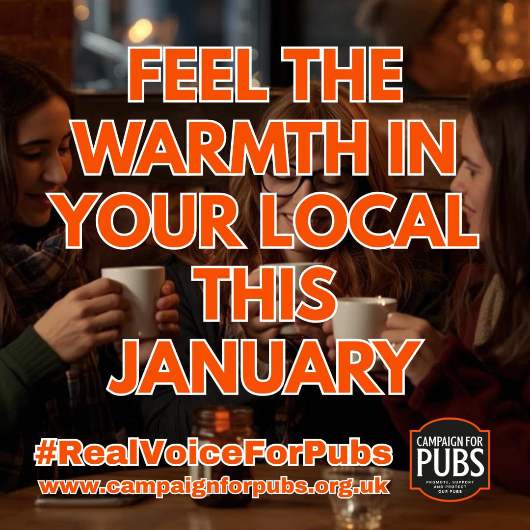 Make sure you get out and support your local #pubs this weekend and all the way through January (and 2026!). 

Pubs especially need your support during January, so regardless of what you are drinking or eating, get to the #pub!

#SupportOurPubs #SupportPubs