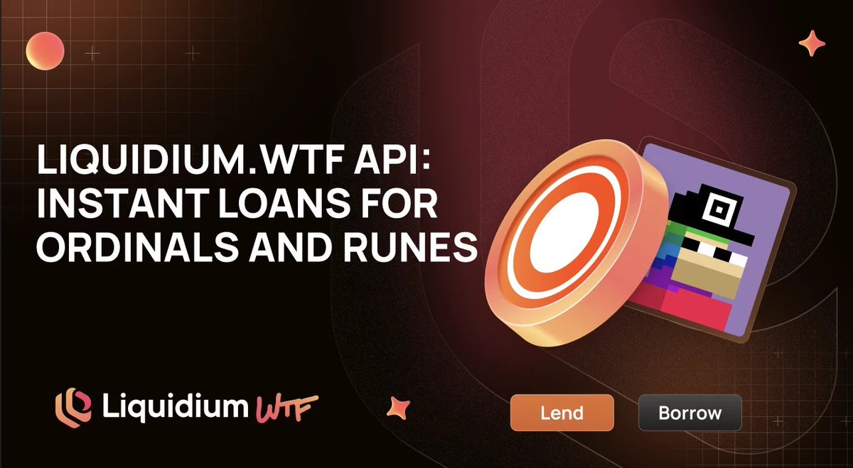 Liquidium.WTF | Bitcoin DeFi (@LiquidiumWTF) / Posts / X