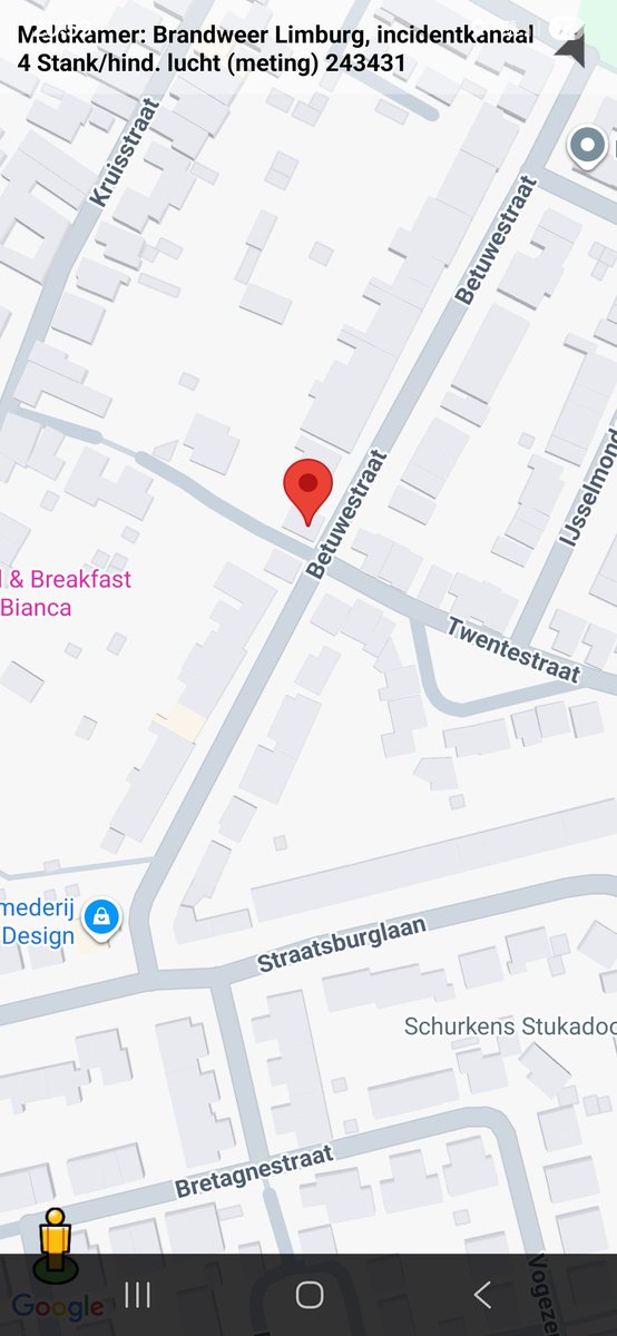 Brandweerinzet voor luchtmeting in Sittard