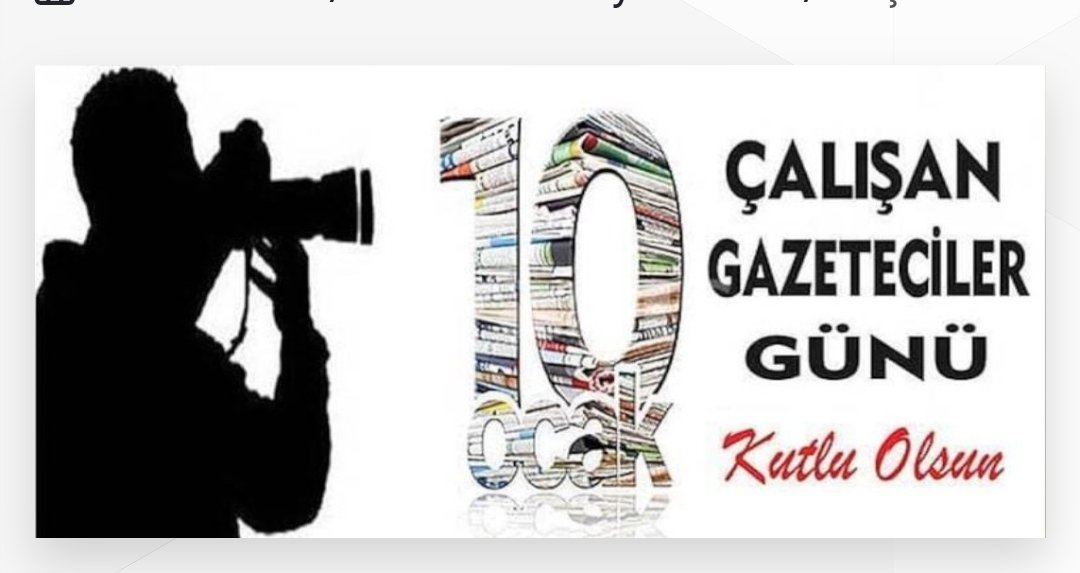 caferhaytaoglu's tweet photo. 10 Ocak Çalışan Gazeteciler Günüymüş.Çalışmayan gazetecilerin ödüllendirildiği,çalışanların ise ispatsız deliller ve iftira ile parmaklıklar ardına atıldığı bir yıl daha geride kaldı.Kalemini biat etmeden sadece doğruları yazmak için kullanan onurlu gazetecilerin günü kutlu olsun https://t.co/TThMsrzdUr