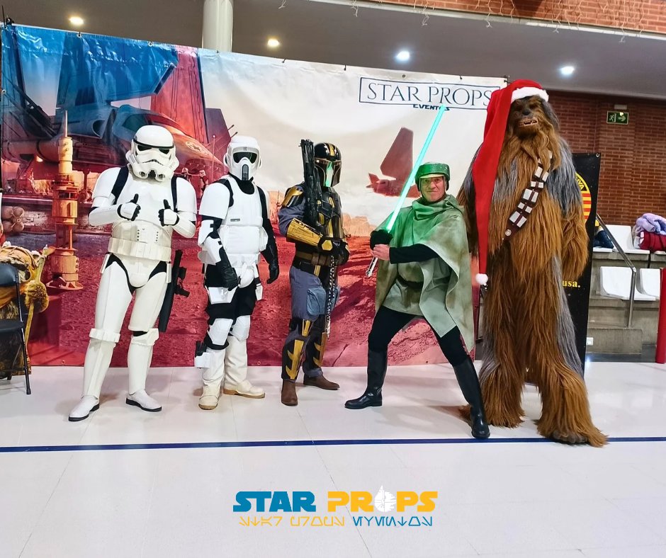StarProps's tweet image. El pasado día 3 estuvimos en el Parc de Nadal de la Pobla de Mafumet junto a compañeros de @SWCatalunya
Agradecemos al @AjuntamentPobla por invitarnos a participar.
#starprops #starwars #starpropseventos #starwarsfan #starwarscosplay #sinanimodelucro