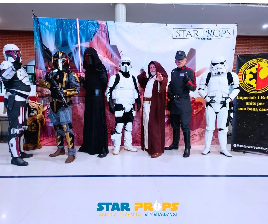 StarProps's tweet image. El pasado día 3 estuvimos en el Parc de Nadal de la Pobla de Mafumet junto a compañeros de @SWCatalunya
Agradecemos al @AjuntamentPobla por invitarnos a participar.
#starprops #starwars #starpropseventos #starwarsfan #starwarscosplay #sinanimodelucro
