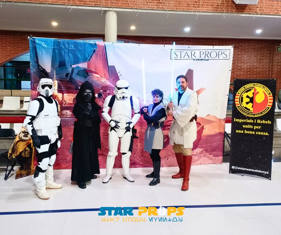 StarProps's tweet image. El pasado día 3 estuvimos en el Parc de Nadal de la Pobla de Mafumet junto a compañeros de @SWCatalunya
Agradecemos al @AjuntamentPobla por invitarnos a participar.
#starprops #starwars #starpropseventos #starwarsfan #starwarscosplay #sinanimodelucro