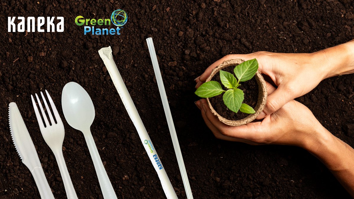 KGreenPlanet's tweet photo. Single‑use does not have to mean single‑use plastic.
Kaneka Green Planet® home compostable straws and cutlery are made with bio‑based PHA. They are designed to perform like conventional plastic while helping reduce long‑term plastic pollution. https://t.co/pprwvgxHmd