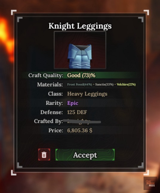 theforgefess's tweet image. !forge bete bgt yaampun, presentase dark knight chestplate udh sampe 87% eh malah jadi knight legging, mana def nya kecil😭