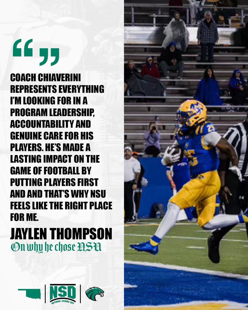 Northeastern State Football tweet media