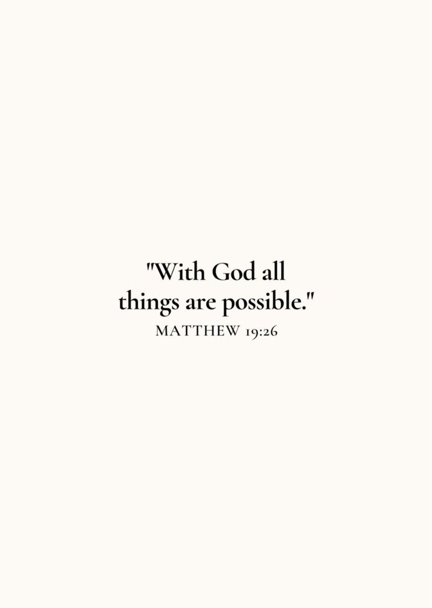 Aestheticswallz's tweet photo. With God all things are possible. https://t.co/k5RWmkcs5G