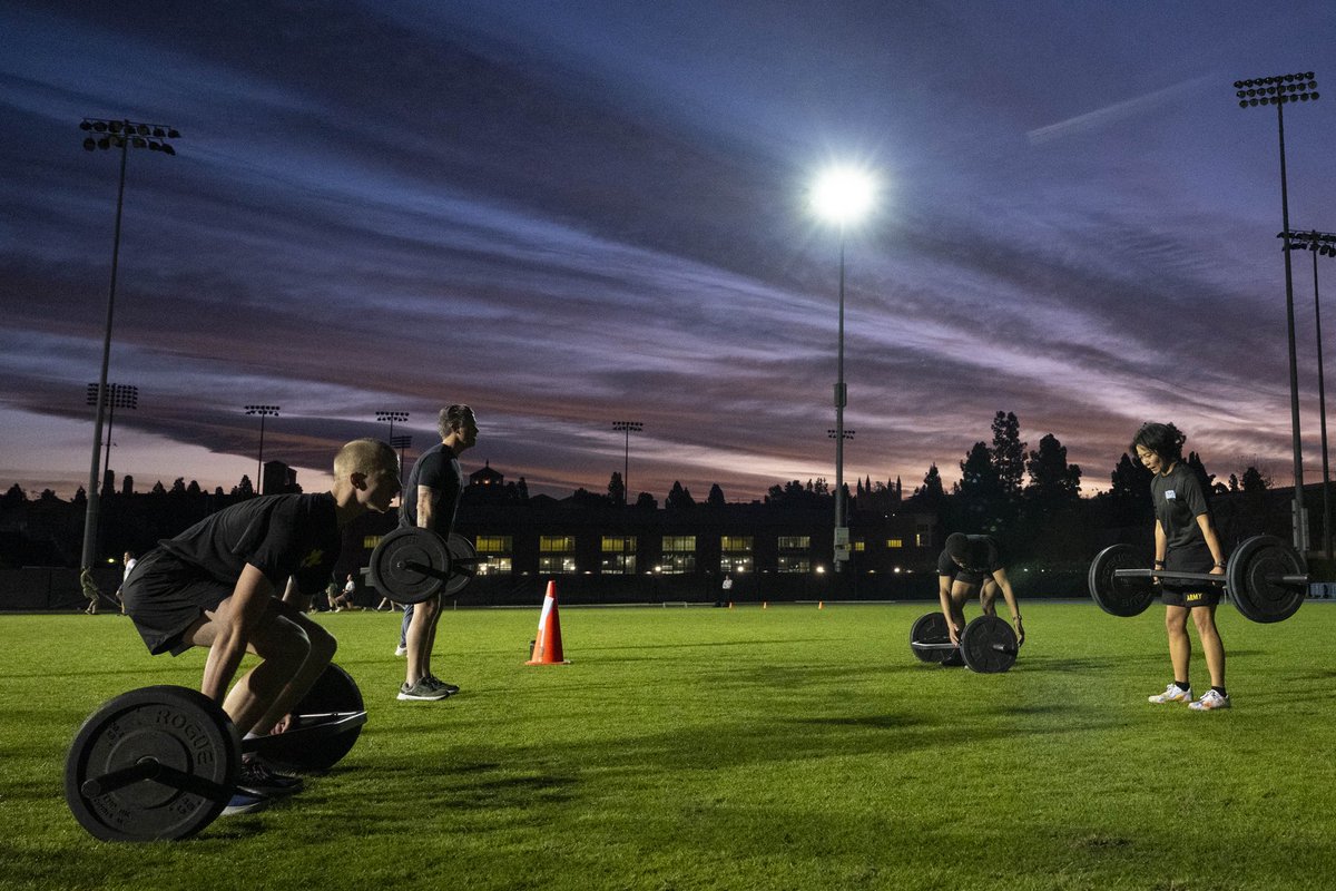 DeptofWar's tweet image. .@SECWAR joined the UCLA ROTC program for early morning PT.

FROM THE TOP DOWN — WE WILL BE FIT.