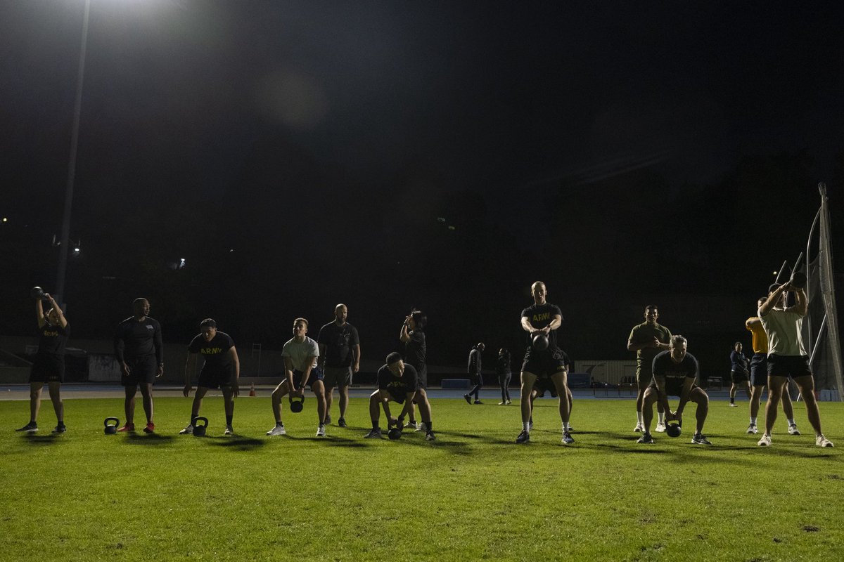 DeptofWar's tweet image. .@SECWAR joined the UCLA ROTC program for early morning PT.

FROM THE TOP DOWN — WE WILL BE FIT.
