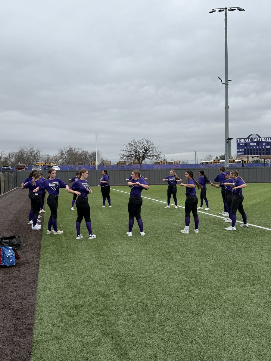 ThrallSoftball's tweet photo. Tigerettes had a great First Day of Practice. The Effort,Energy, Enthusiasm, and Teamwork was on display. #outworkoutplay #AllIn #hardworkpaysoff https://t.co/P50Adkw55H