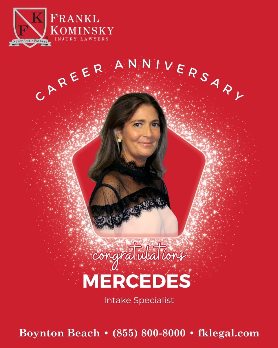 Happy 14-year career anniversary, Mercedes! We’re so thankful for you and everything you do.