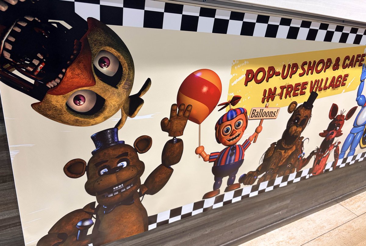 “ピザ屋のホラーゲーム”という世界観を完璧にコラボカフェとして昇華している…！
#FNAFコラボカフェ #FNAF