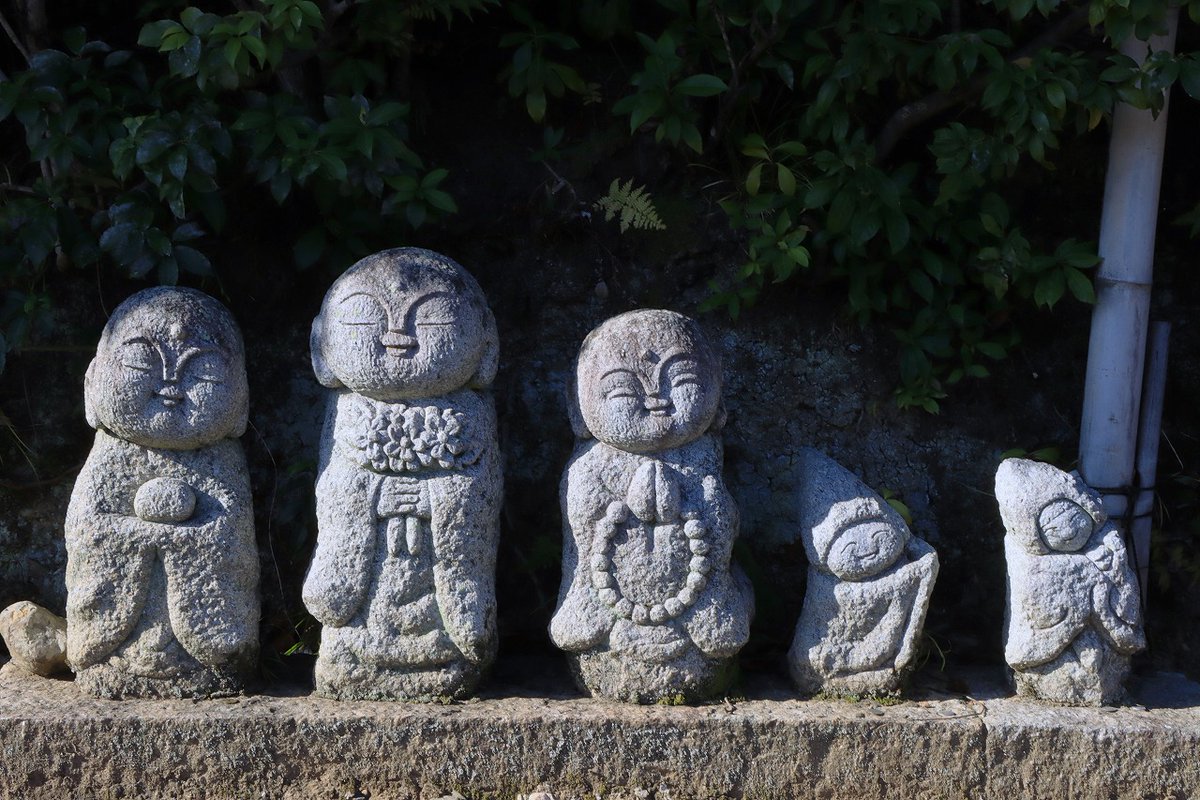 はぐれ地蔵 おはようございます 穏やかな土曜日に☀ 京都のお地蔵さん