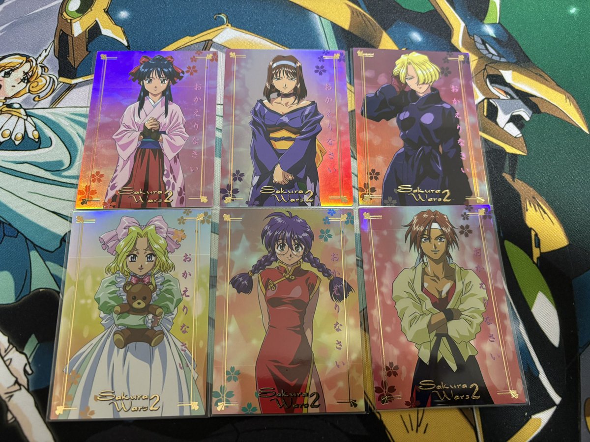 昨日届いたヤツ！！ サクラ大戦3のエッチングカードとクリアカード