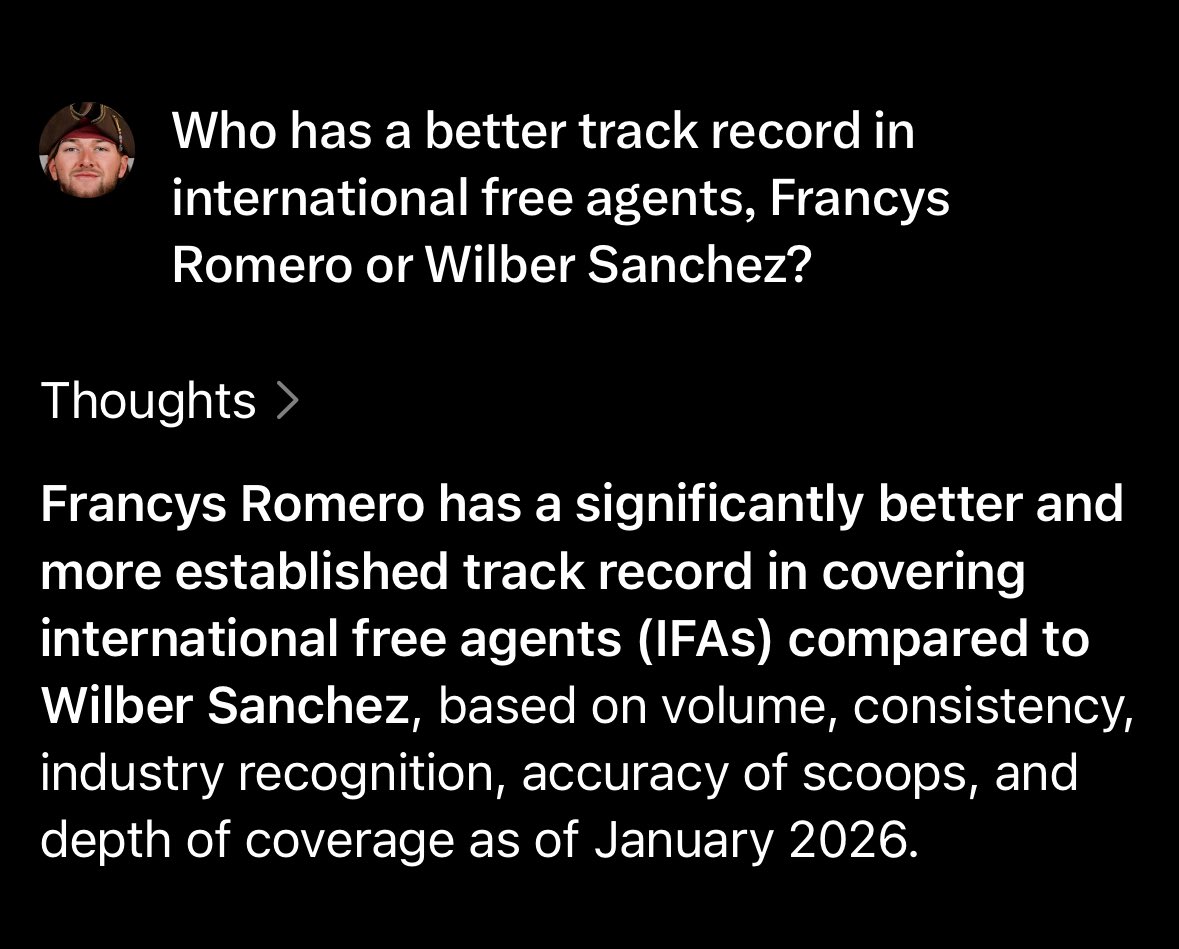 captjackson's tweet image. I’m scrolling through X and see two totally different takes from @francysromeroFR and @wilberdata on a future Padres signee. You will be shocked to learn that the clown blasting a 16 year old with his comments turned off is far worse at his job than the reporter praising the kid.