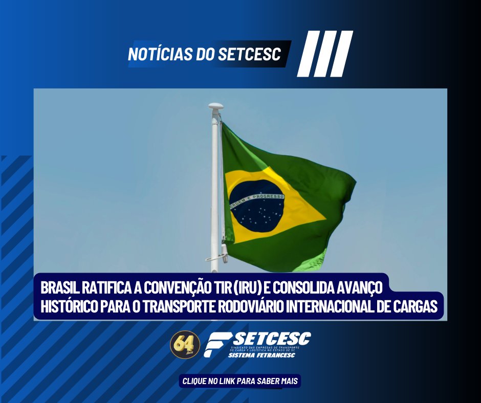 Setcesc's tweet image. Clique aqui para saber mais: setcesc.com.br/noticia/brasil…