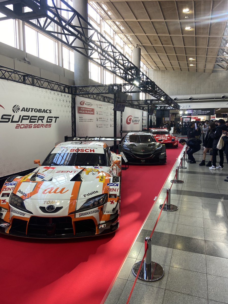 hachi_muchi's tweet photo. スーパーGTブース

 #東京オートサロン2026 https://t.co/y7sfw88Q7W