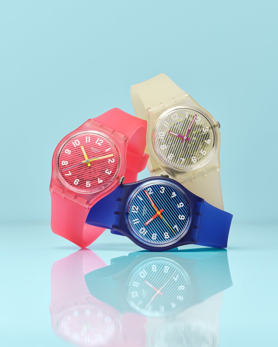 swatch_jp's tweet image. Swatch ESSENTIALSの最新モデルが登場！透明感、質感、そしてモダンなエッジが光るウォッチで、毎日のスタイルをワンランクアップさせよう。
#Swatch
#Essential

swat.ch/4py6WDs
