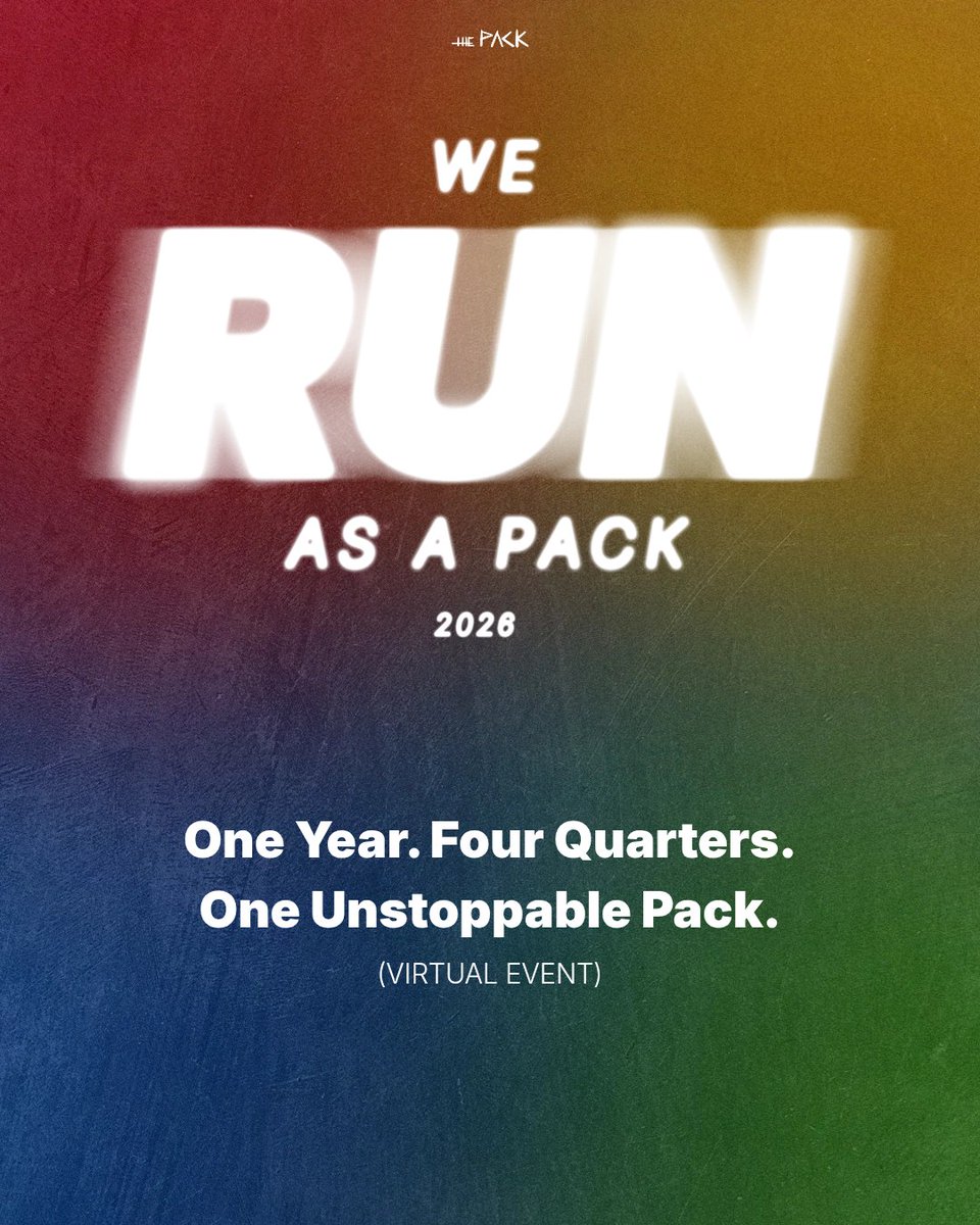 Ready for a bigger challenge this year? 🏃‍♀️🏃‍♂️🏃‍♀️🏃‍♂️

#ThePack #PABLO
#WeRunAsAPack <a href="/imszmc/">PABLO</a>