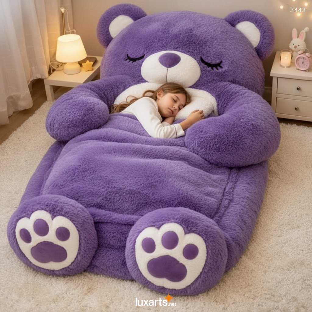 Bear shaped sleeping bag that wraps you in cozy comfort with wild