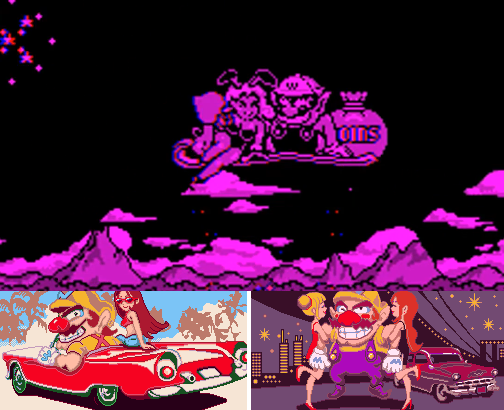 mariotwtconfess's tweet image. "It's so annoying of when people use WLSI's ending cutscene to go "Wario doesnt care about women, only money". He does like women! He just likes money more! "Magic bag that produces infinite money" takes priority over a random princess!"