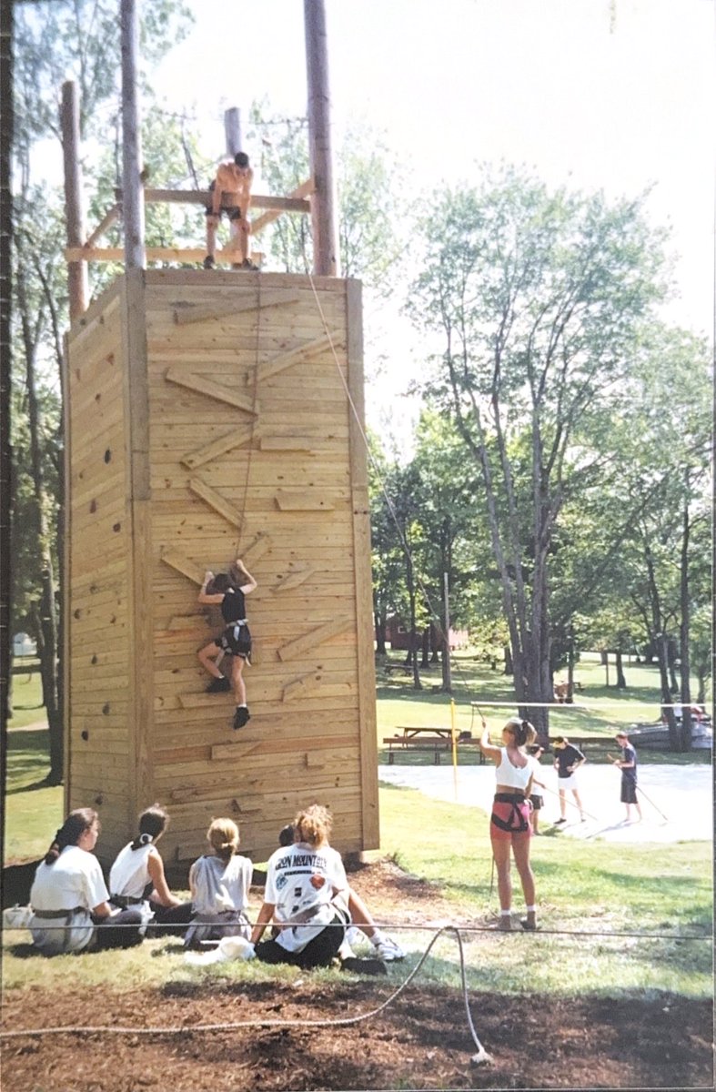 Remember when outdoor adventure used to come with lakeside views?Relocating it across camp and vastly expanding it in more recent years, we've taken Outdoor Adventure to new heights for every thrill seeker!💯#FlashbackFriday