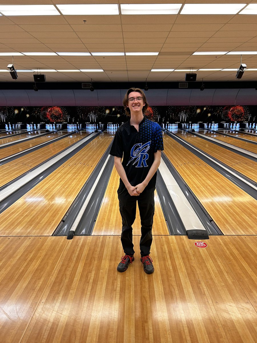 Varsity FVC/KRC Results:

Rockets take 3rd place in conference with a new regular season record of 11-5

Camden Page takes home ALL CONFERENCE!! 
Ranking the 6th best in the FVC/KRC. Averaging 199.35 pins per game!

Way to go Rockets!
<a href="/AthleticsRocket/">CHS Rocket Athletics</a> <a href="/bchs_boosters/">Central High School Athletic Boosters</a> <a href="/Central301/">Central 301</a>