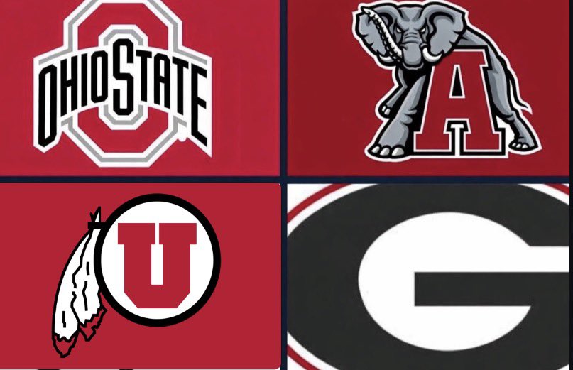 judsonsprinkler's tweet image. For the first time EVER in #CFBPlayoff ®
history, the CFP
Semifinals do not include at least one of these 4 teams: