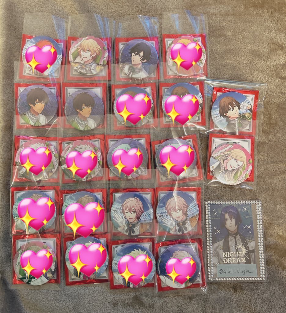 うたプリワンダーランド 15th 帝ナギ缶バッジ等まとめて うたプリ